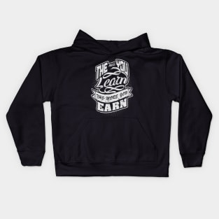 More learn and more earn! Kids Hoodie